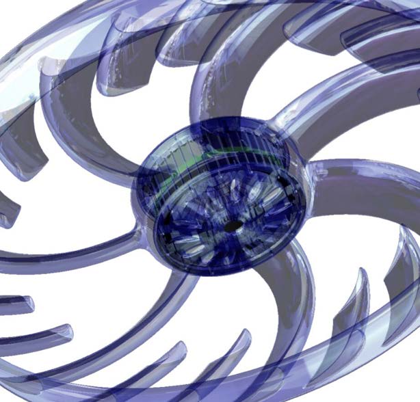 WPE turbine closeup